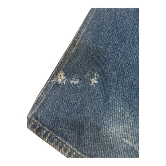 Vintage JD American Workwear Men's 38x32 Suede Patches Denim Carpenter Jeans USA - Picture 9 of 12